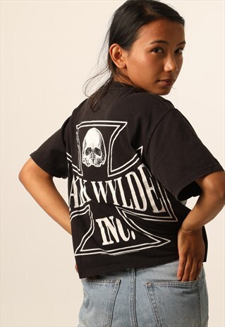 VINTAGE ZAK WYLDE BAND GRAPHIC CROPPED T-SHIRT