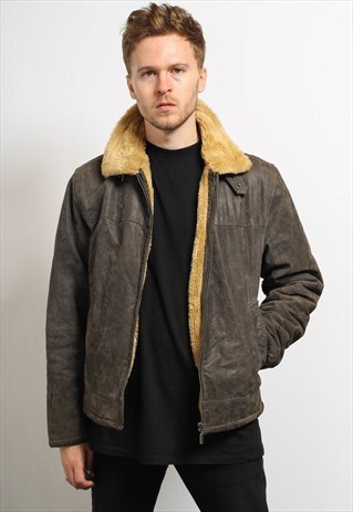 VINTAGE LEATHER AVIATOR JACKET