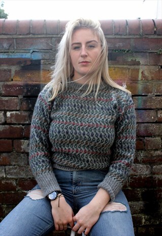 VINTAGE PATTERNED JUMPER