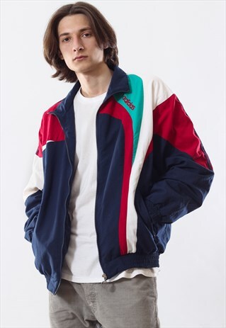 90'S VINTAGE MENS ADIDAS ORIGINALS WINDBREAKER SUIT JACKET