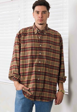 VINTAGE RALPH LAUREN SHIRT LOGO 90S XL 15.5