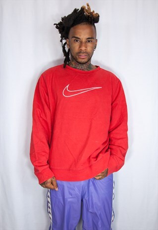 NIKE SWOOSH EMBROIDED SWEATER