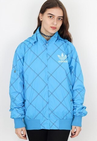 VINTAGE ADIDAS PUFFER REVERSIBLE JACKET /CGBN09