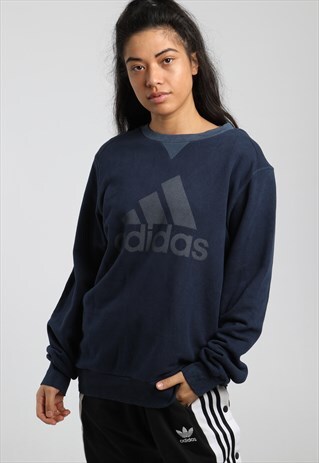 90S ADIDAS PRINT LOGO SWEATSHIRT