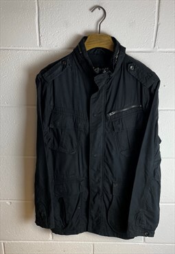 Vintage Schott NYC Dixon M65 Military Zip Up Jacket 