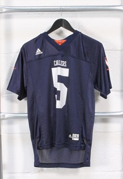 Vintage Adidas American Sports Jersey in Navy Large
