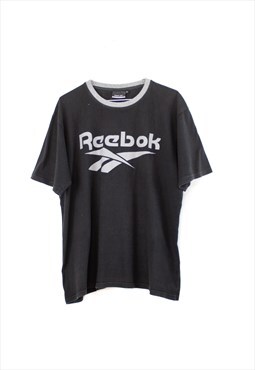 Vintage Reebok T-Shirt in Black XL