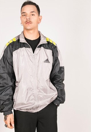 ON SALE VINTAGE 80S USA ADIDAS SHELL SPORT JACKET / S0487