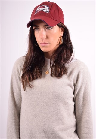NHL WOMENS VINTAGE CAP ONE SIZE MAROON 90'S