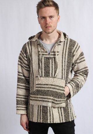 VINTAGE BAJA MEXICAN HOODIE