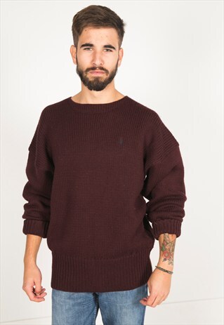 VINTAGE 80S POLO RALPH LAUREN JUMPER / R106