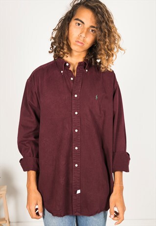 VINTAGE 80S POLO RALPH LAUREN SHIRT / R4110C603