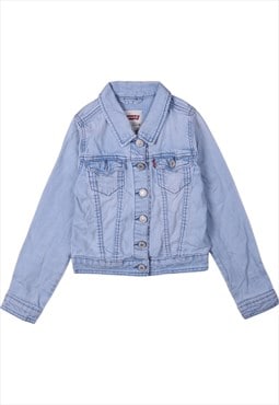 Levi Strauss &Co 90's Button Up Light Wash Denim Denim Jacke