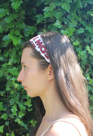 RE-WORKED LOVE MOSCHINO HEADBAND