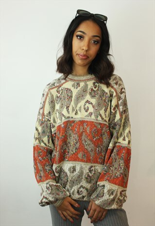 VINTAGE HARRODS JUMPER, XL