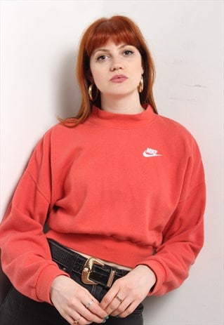 VINTAGE NIKE CROPPED SWEATSHIRT RED