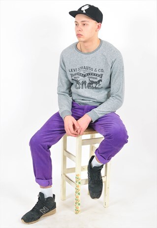 VINTAGE 90'S SWEATSHIRT IN GREY