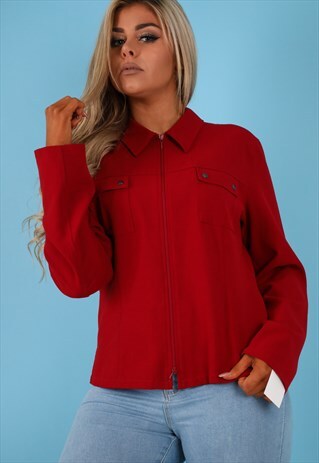 VINTAGE ARMANI SHIRT IN RED NS191