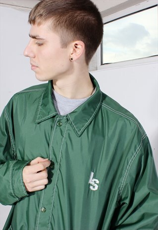 VINTAGE LEVI'S GREEN COACH JACKET