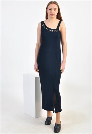VINTAGE MAXI DRESS IN BLUE