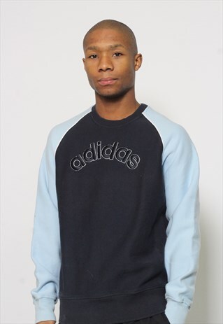 VINTAGE ADIDAS SWEATSHIRT BLUE