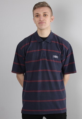 VINTAGE UMBRO POLO SHIRT LARGE