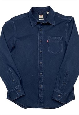 Levi's Vintage Men's Indigo Denim Stretch Slim Fit Shirt