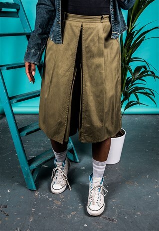 VINTAGE WIDE-LEG TROUSER IN GREEN