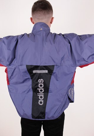 90S VINTAGE ADIDAS SHELL RAINPROOF JACKET AA9104