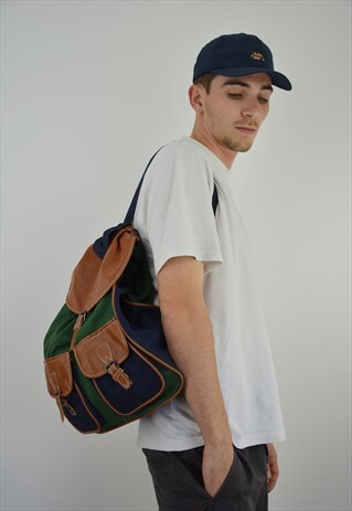 VINTAGE OLES LEATHER STYLE BACKPACK UNISEX