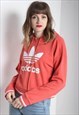 VINTAGE ADIDAS HOODIE PINK