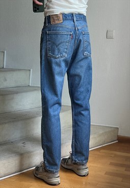 Vintage LEVIS Jeans Acid Wash Denim 80s Blue / Orange Tab 