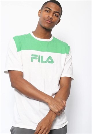 VINTAGE FILA LOGO T-SHIRT WHITE