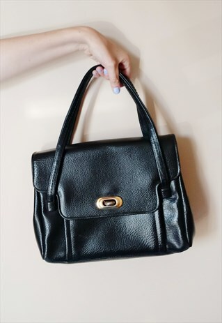 90S FAUX LEATHER ELEGANT SMART CASUAL HAND BAG SHOULDER BAG