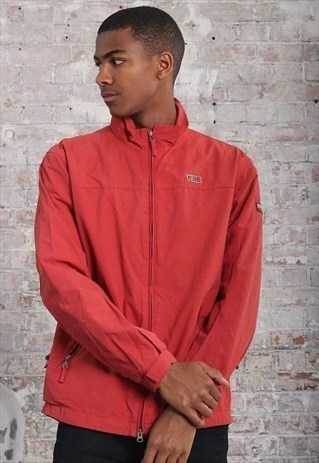 VINTAGE NAPAPIJRI BIG LOGO JACKET RED