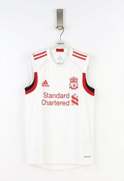 Liverpool Football Tank Top Training in White - S