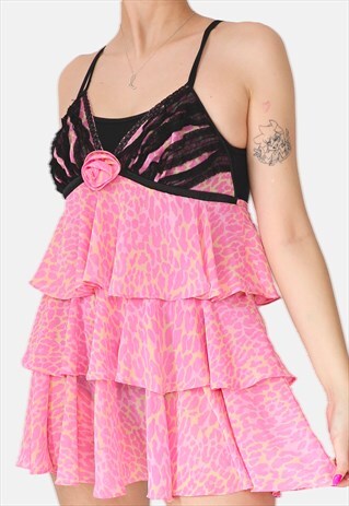 Betsey johnson pink slip dress