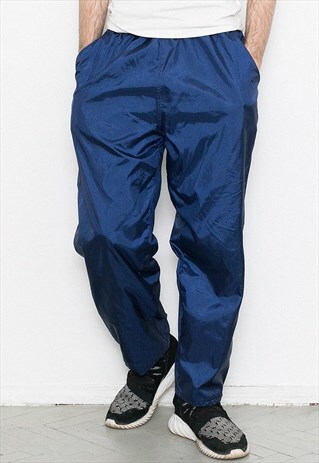 VINTAGE NYLON TRACK BOTTOMS