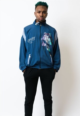 VINTAGE HI-TEC LOGO WINDBREAKER JACKET