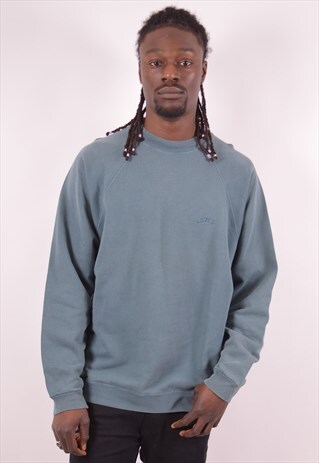LEVI'S MENS VINTAGE SWEATSHIRT JUMPER MEDIUM BLUE 90S
