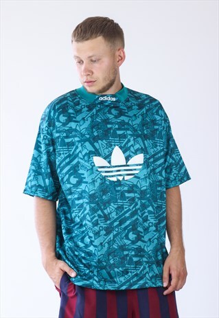 VINTAGE ADIDAS ORIGINALS JERSEY SHORT SLEEVE T-SHIRT TOP