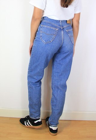 EDWIN VINTAGE HIGH WAISTED JEANS MID BLUE WASH 90S