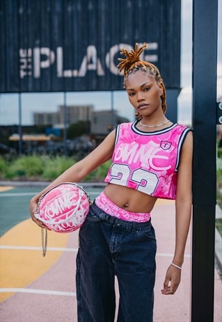 Goguy x tomme crop basketball jersey
