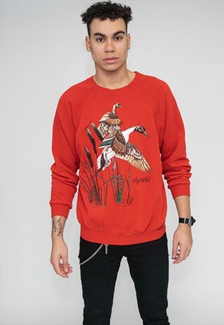 VINTAGE RED JUMPER