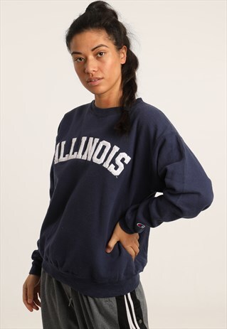 VINTAGE CHAMPION EMBROIDERED SWEATSHIRT