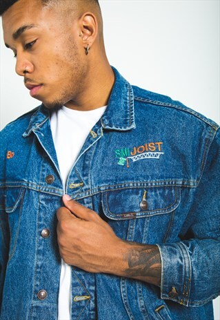 VINTAGE 80S ORIGINAL LEE BASIC DENIM JACKET/ S7056