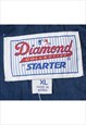 VINTAGE STARTER MLB CLEVELAND INDIANS NAVY JACKET WOMENS