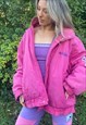 90S PINK KAPPA PUFFER JACKER