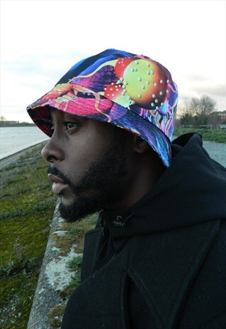 MULTI PRIT ABSTRACT BUCKET HAT