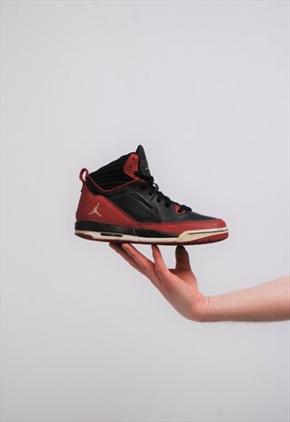 VINTAGE NIKE AIR JORDAN FLIGHT HIGH-TOP TRAINERS